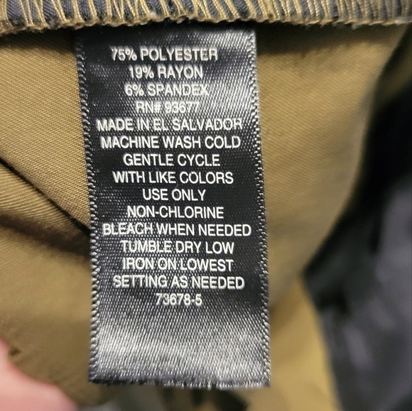 Worthington Curvy Fit Bootcut Trouser Pants size 6 EUC olive green - Picture 6 of 6